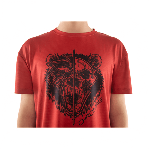 Jersey Chromag Youth Method SS - Burnt Red - Genetik Sport