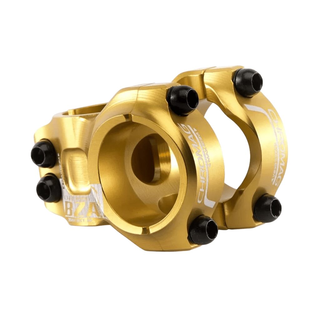 Stem Chromag BZA 35mm Clamp 35mm Length - Gold - Genetik Sport