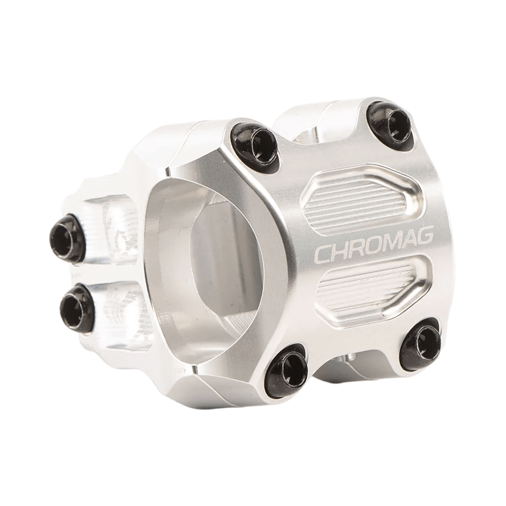Stem Chromag RIZA 31.8mm Clamp 45mm Length - Silver - Genetik Sport