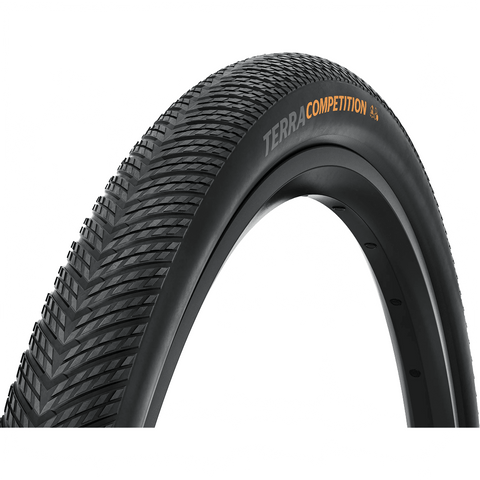 Tire Continental Terra Competition - 700 x 40 Grip, Rapid, Race Casing, Folding, E25 - Black - Genetik Sport