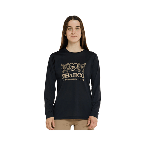 Jersey DHaRCO Womens Tech LS - Black - Genetik Sport