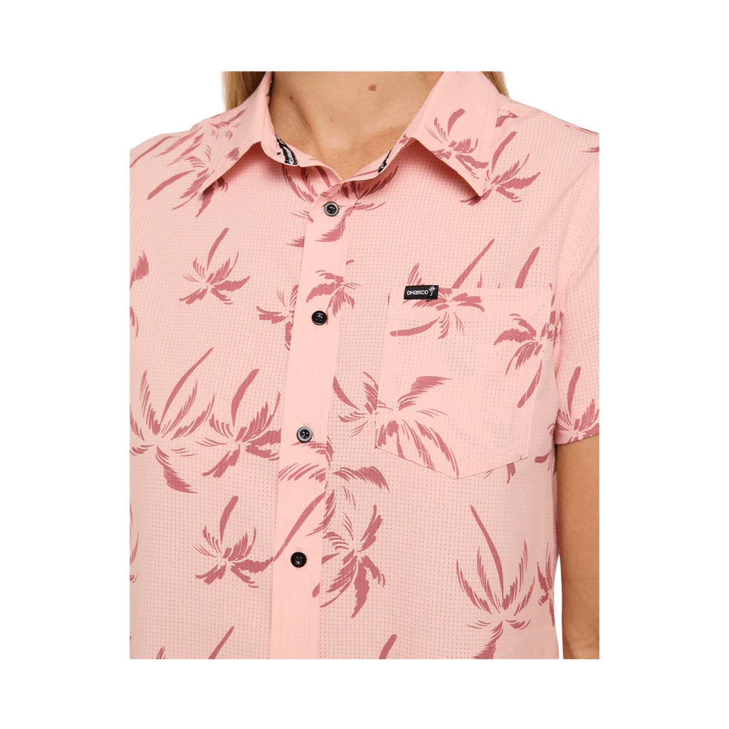 Jersey DHaRCO Womens Tech Party SS - Pink Palm - Genetik Sport
