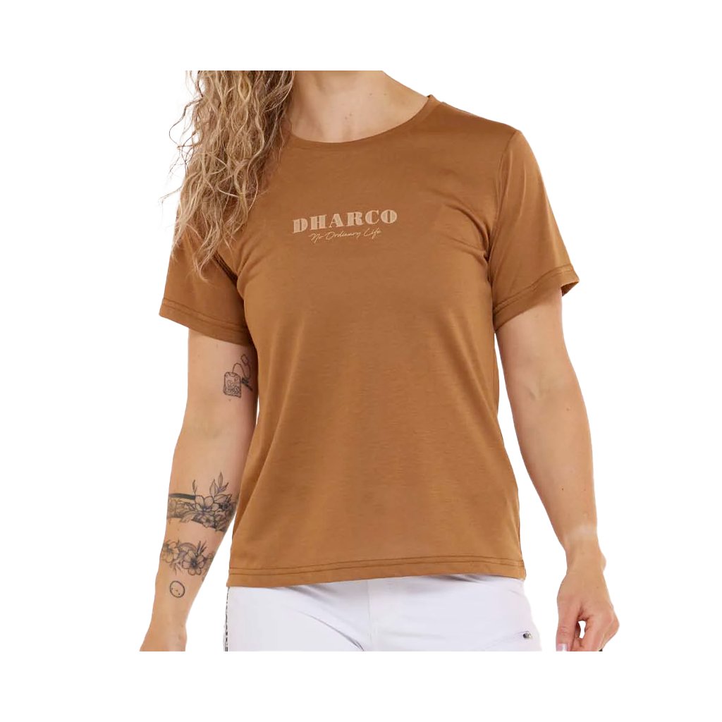 Jersey DHaRCO Womens Tech Tee SS - Caramel - Genetik Sport