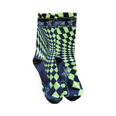 Socks Dirt - Care - Checked Green - Genetik Sport