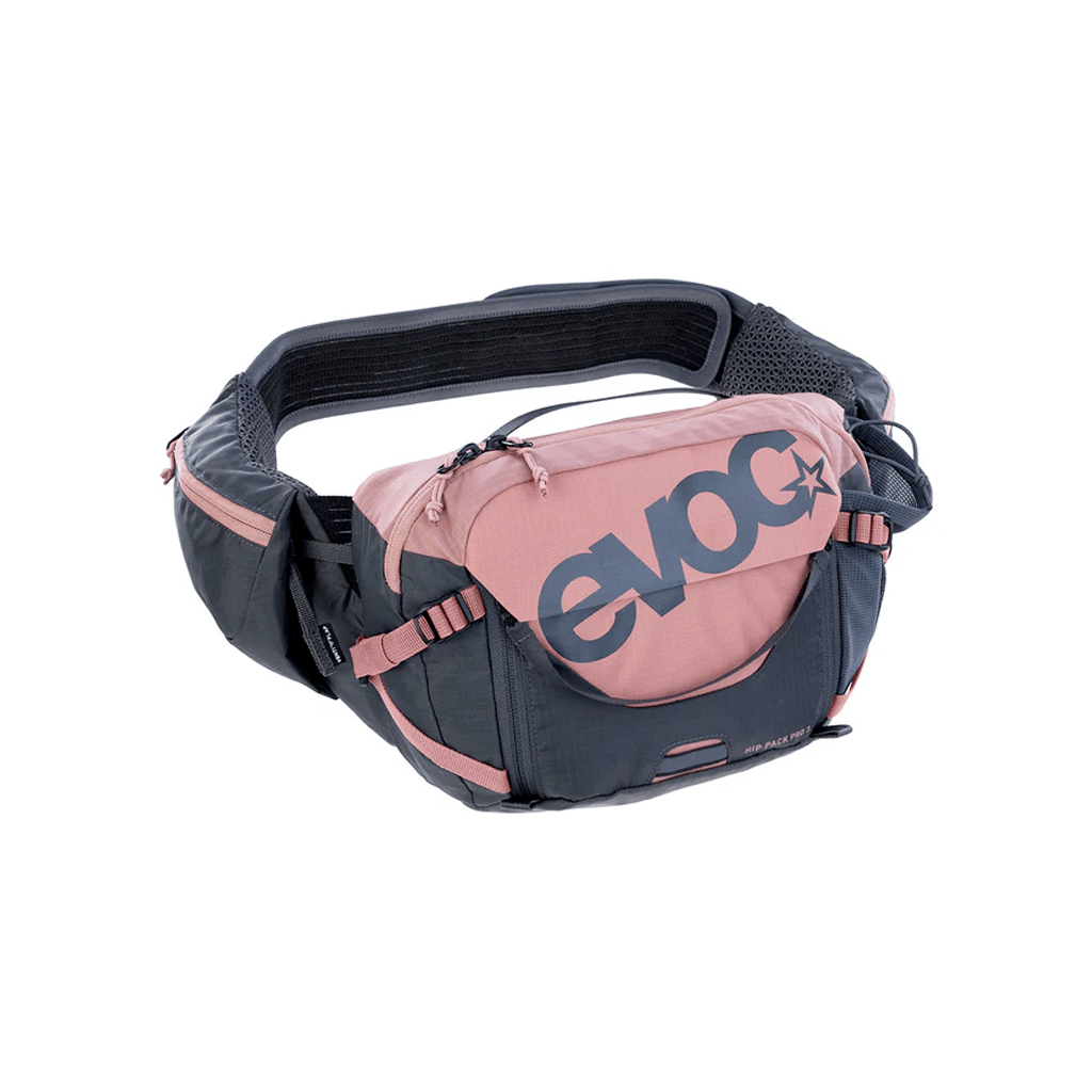 Hip Pack Pro 3 EVOC + 1.5L Bladder - Pink/Grey - Genetik Sport