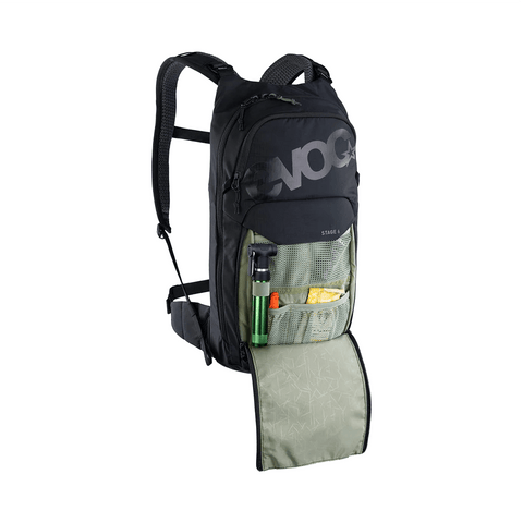 Hydration Pack EVOC Stage 6 W/ 2L Bladder - Black - Genetik Sport