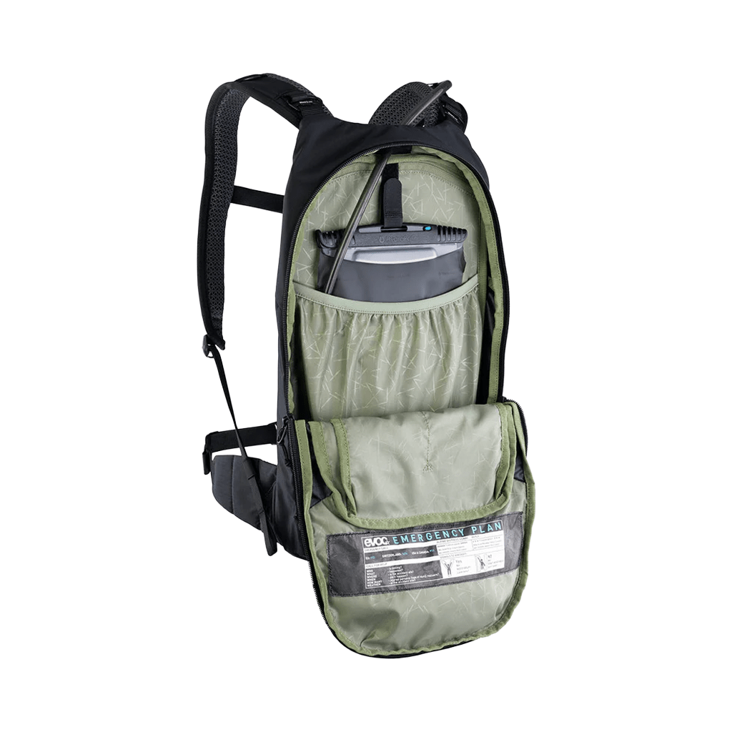 Hydration Pack EVOC Stage 6 W/ 2L Bladder - Black - Genetik Sport