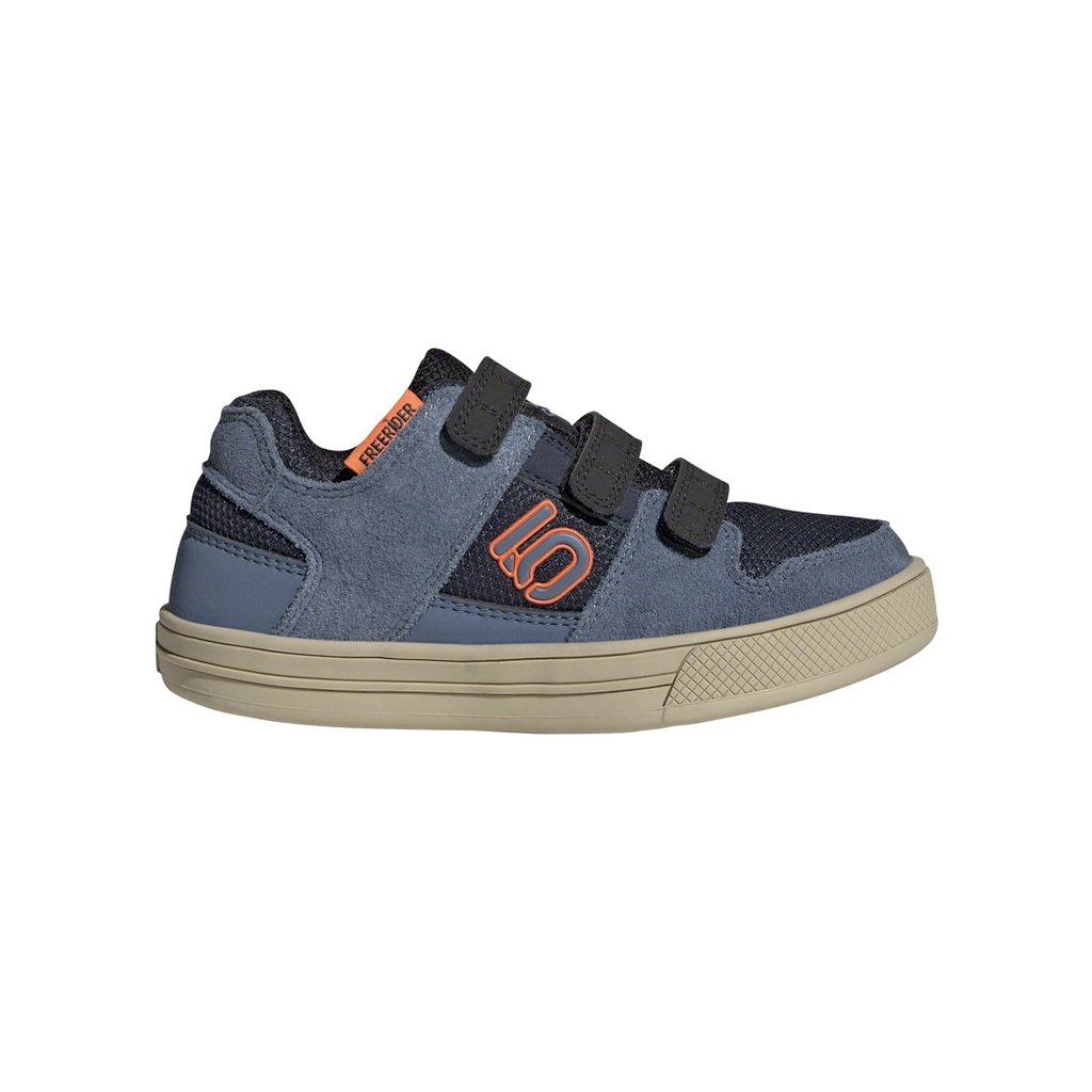 Youth Shoes Five Ten Freerider Kids VCS Flat Shoes - Legend Ink/Wonder Steel/Impact Orange - Genetik Sport