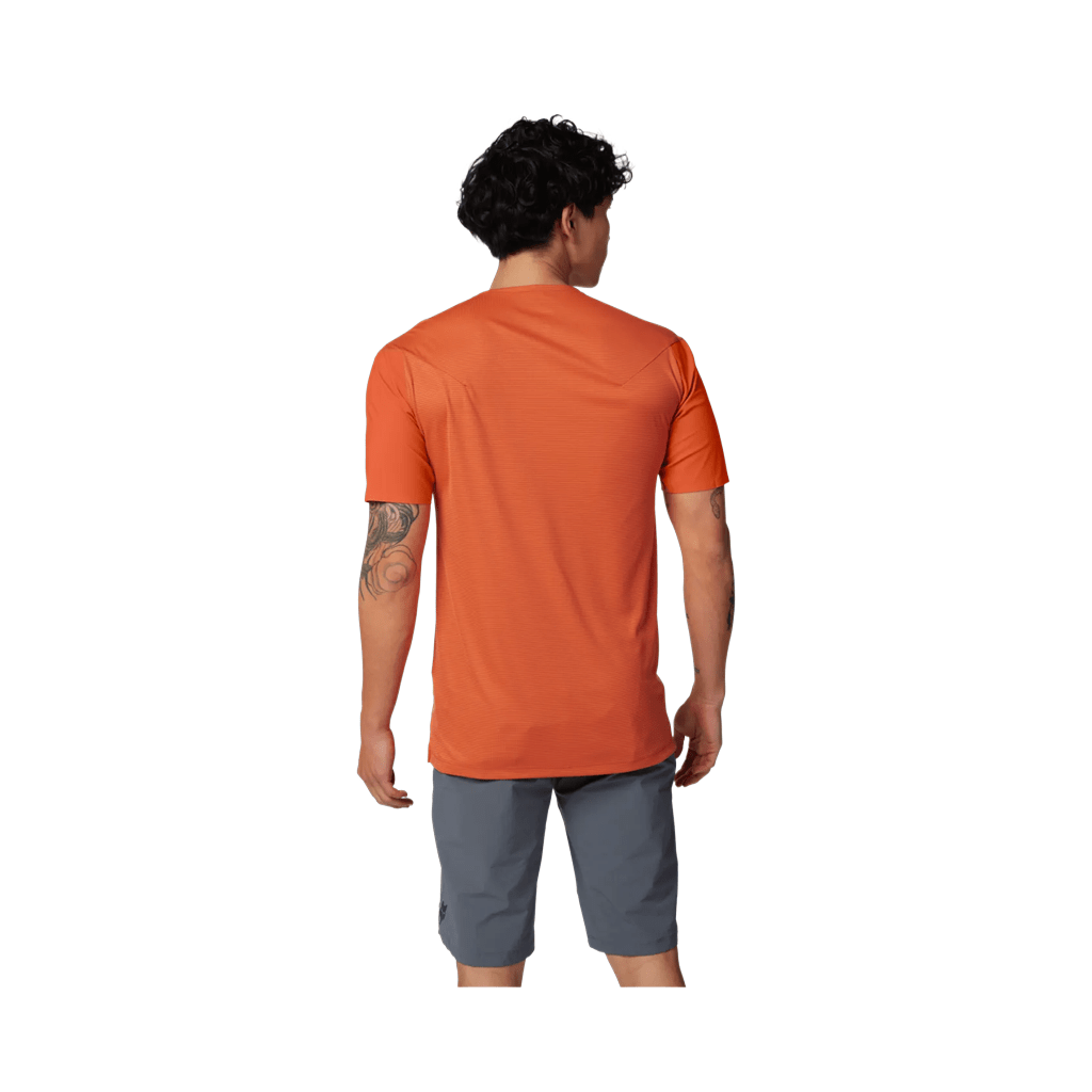 Jersey Fox Mens Flexair Pro SS - Atomic Orange - Genetik Sport