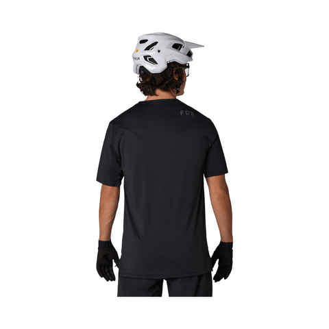 Jersey Fox Mens Flexair SS - Black - Genetik Sport