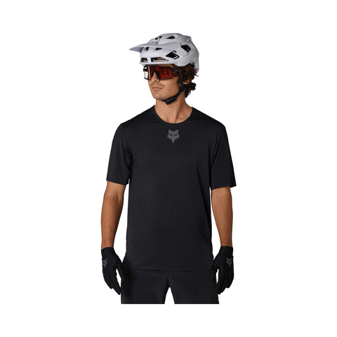 Jersey Fox Mens Flexair SS - Black - Genetik Sport