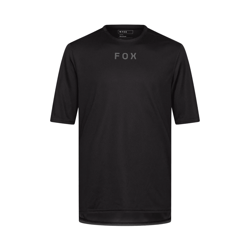 Jersey Fox Mens Ranger Wordmark SS - Black - Genetik Sport