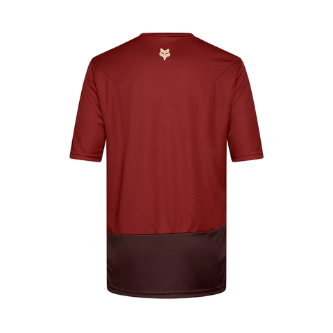 Jersey Fox Mens Ranger Wordmark SS - Rust - Genetik Sport