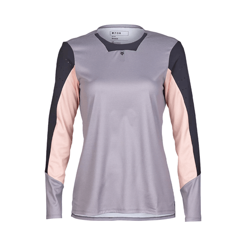 Jersey Fox Womens Defend LS - Black - Genetik Sport