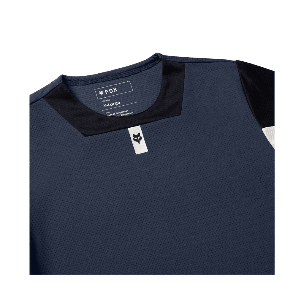 Jersey Fox Youth Defend SS - Dark Blue - Genetik Sport