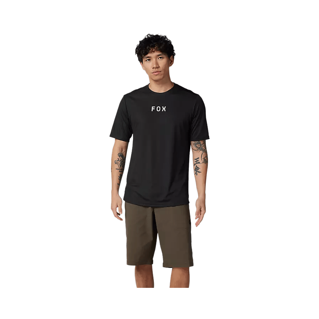 Jersey Mens Fox Ranger Moth SS - Black - Genetik Sport