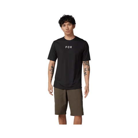 Jersey Mens Fox Ranger Moth SS - Black - Genetik Sport