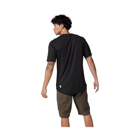 Jersey Mens Fox Ranger Moth SS - Black - Genetik Sport