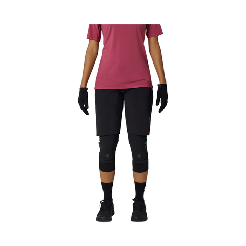 Shorts Fox Womens Flexair - Black - Genetik Sport