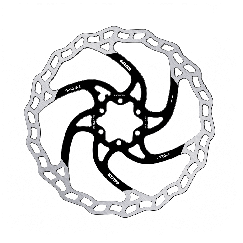 Rotor Galfer 200mm x 2.0mm 6 - Bolts - Genetik Sport