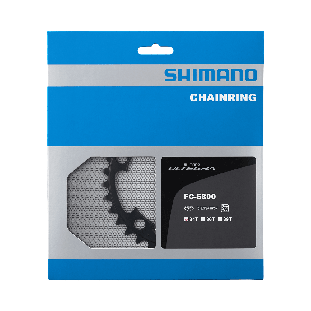 Chainring Shimano FC-6800 34T-MA BCD 110mm - Genetik Sport