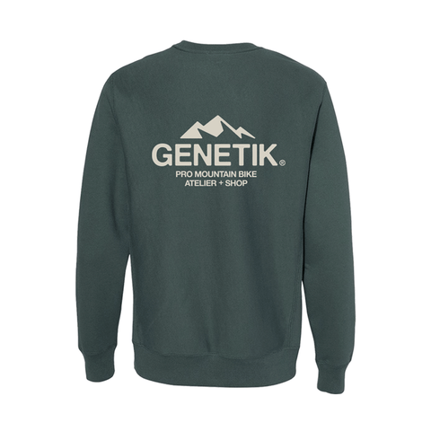 Crewneck Genetik Atelier + Shop - Alpine Green - Genetik Sport