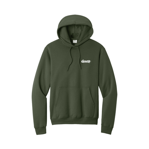 Hoodie Genetik Workshop - Olive - Genetik Sport
