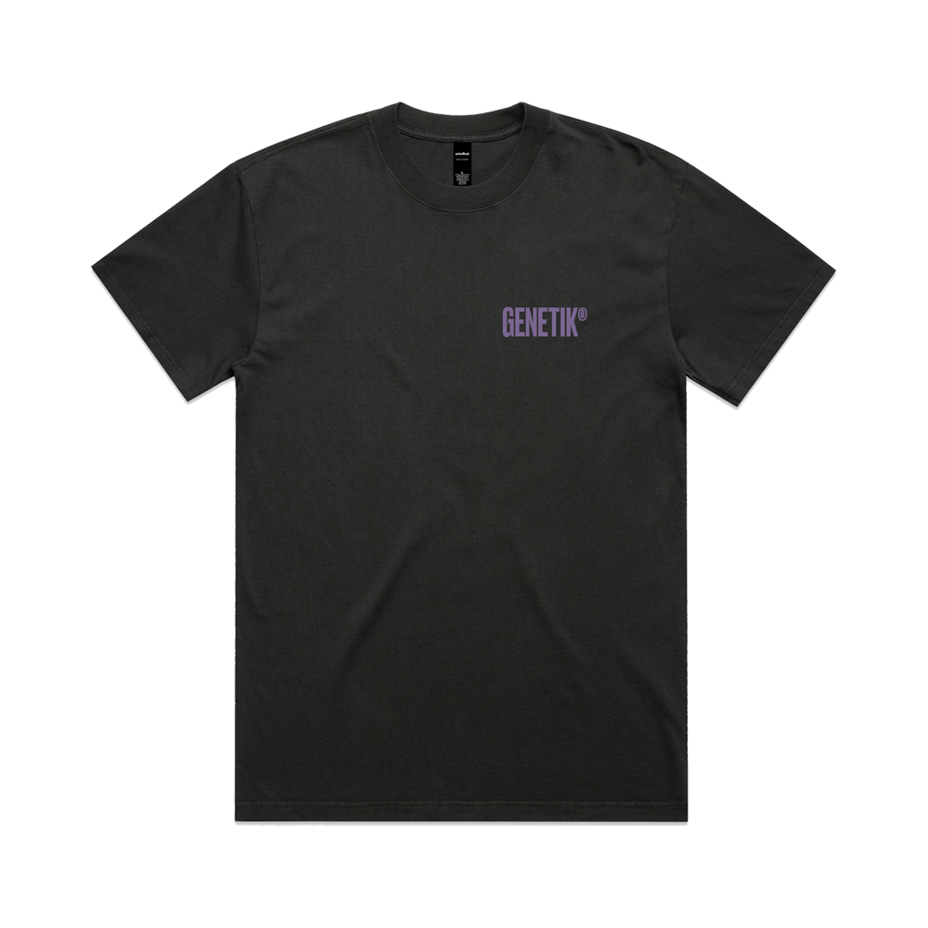 T-Shirt Genetik Peak - Faded Black - Genetik Sport