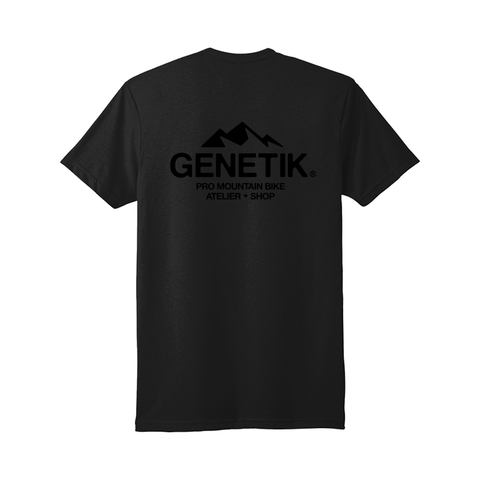 Tech T-Shirt Genetik Atelier + Shop - Black - Genetik Sport