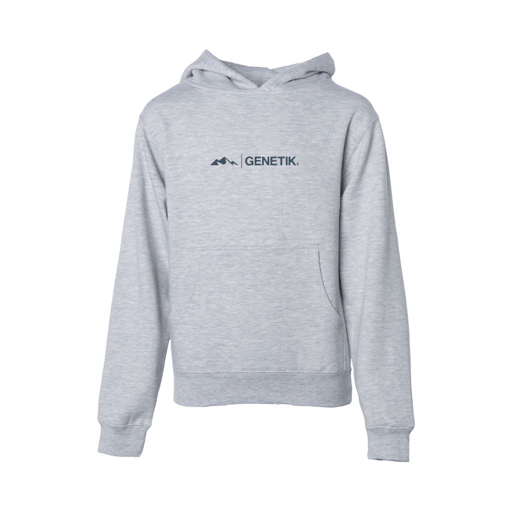 Youth Hoodie Genetik Atelier + Shop - Heather Grey - Genetik Sport