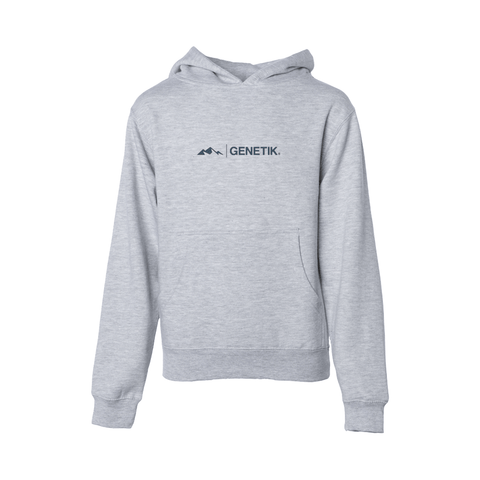 Youth Hoodie Genetik Atelier + Shop - Heather Grey - Genetik Sport