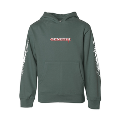 Youth Hoodie Genetik Blood - Apine Green - Genetik Sport