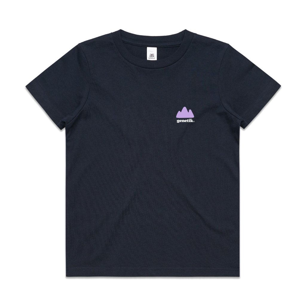 Youth T-Shirt Genetik Trails - Navy - Genetik Sport