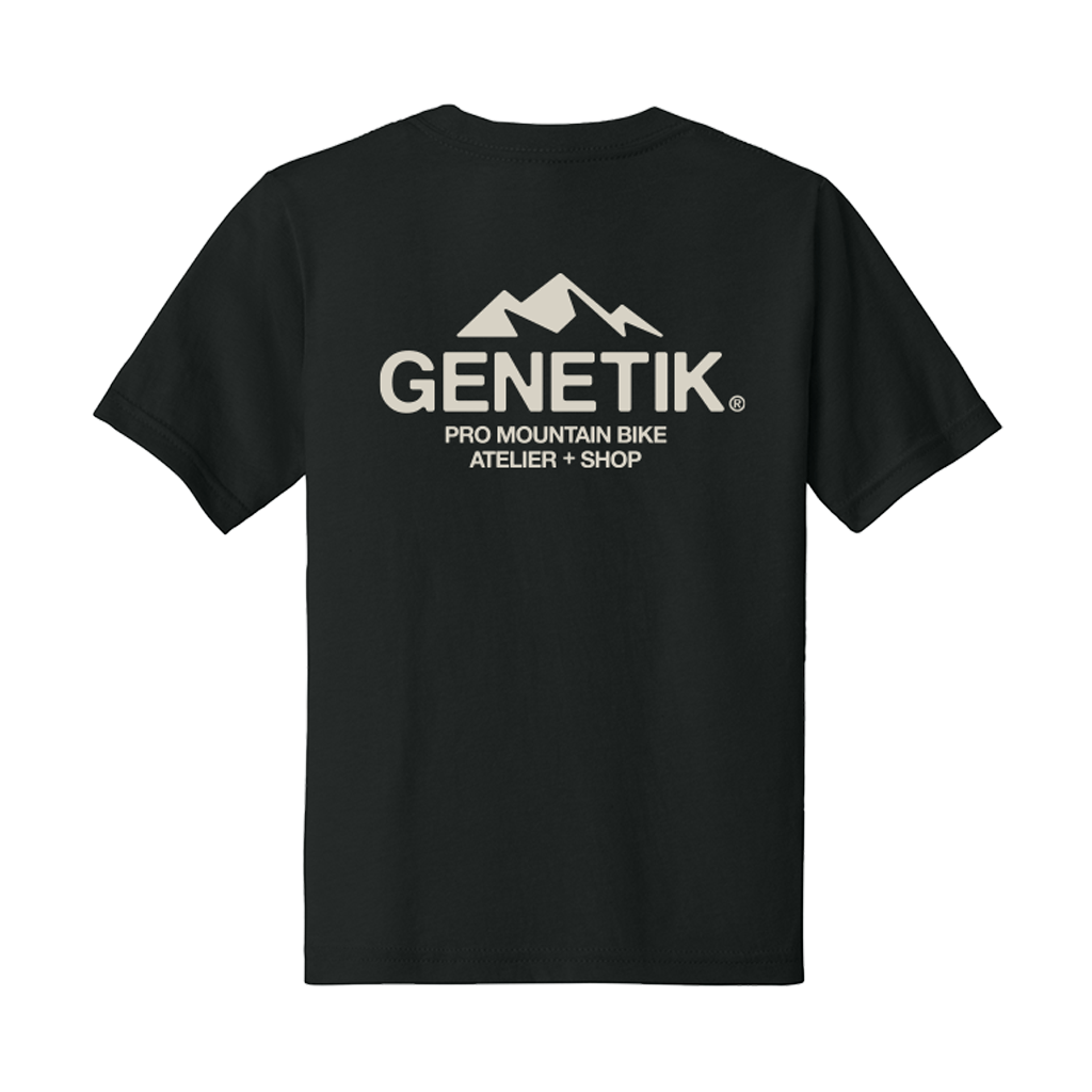 Youth Tech T-Shirt Genetik Atelier + Shop - Black - Genetik Sport