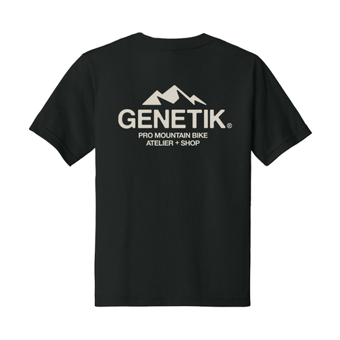Youth Tech T-Shirt Genetik Atelier + Shop - Black - Genetik Sport
