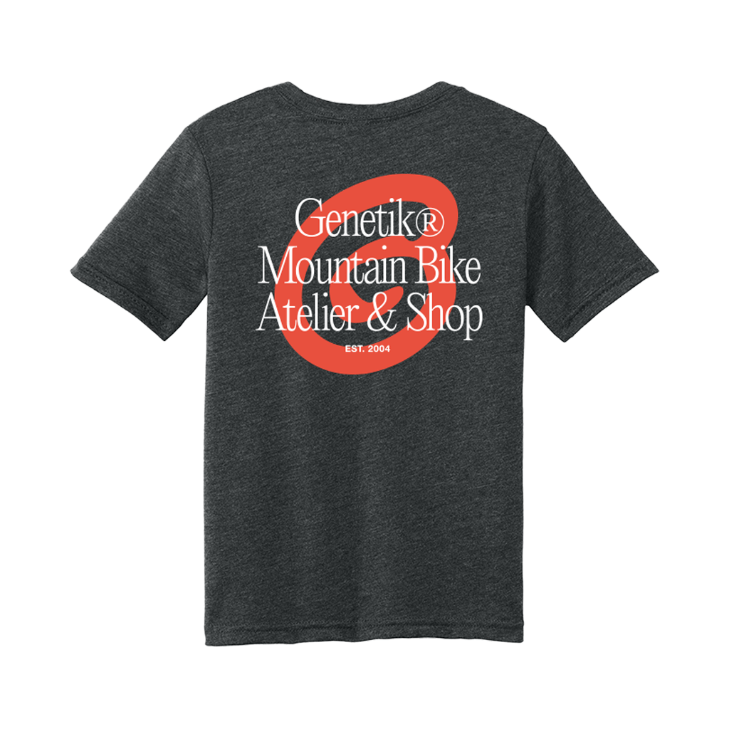 Youth Tech T-Shirt Genetik "G" - Black Heathered - Genetik Sport