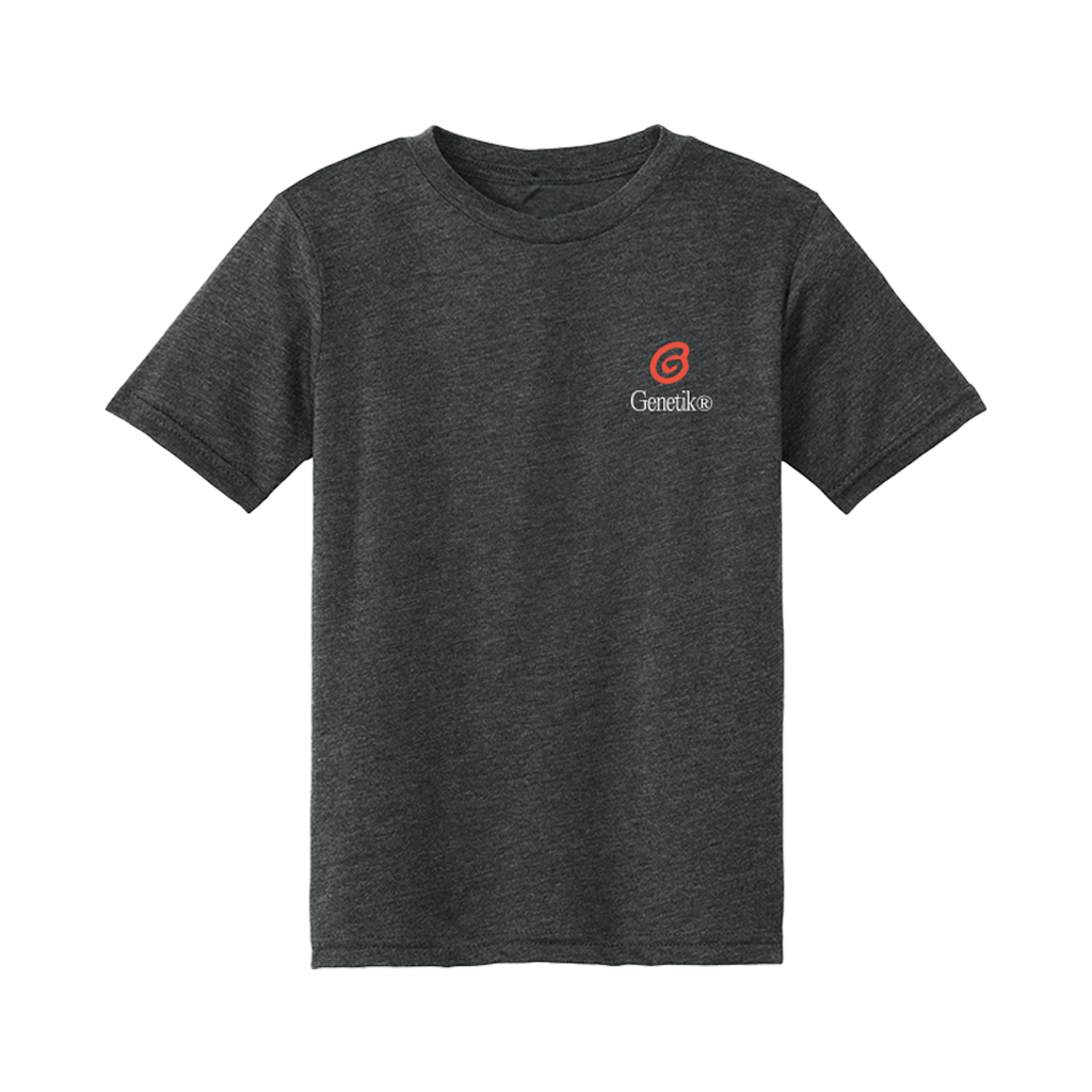 Youth Tech T-Shirt Genetik "G" - Black Heathered - Genetik Sport