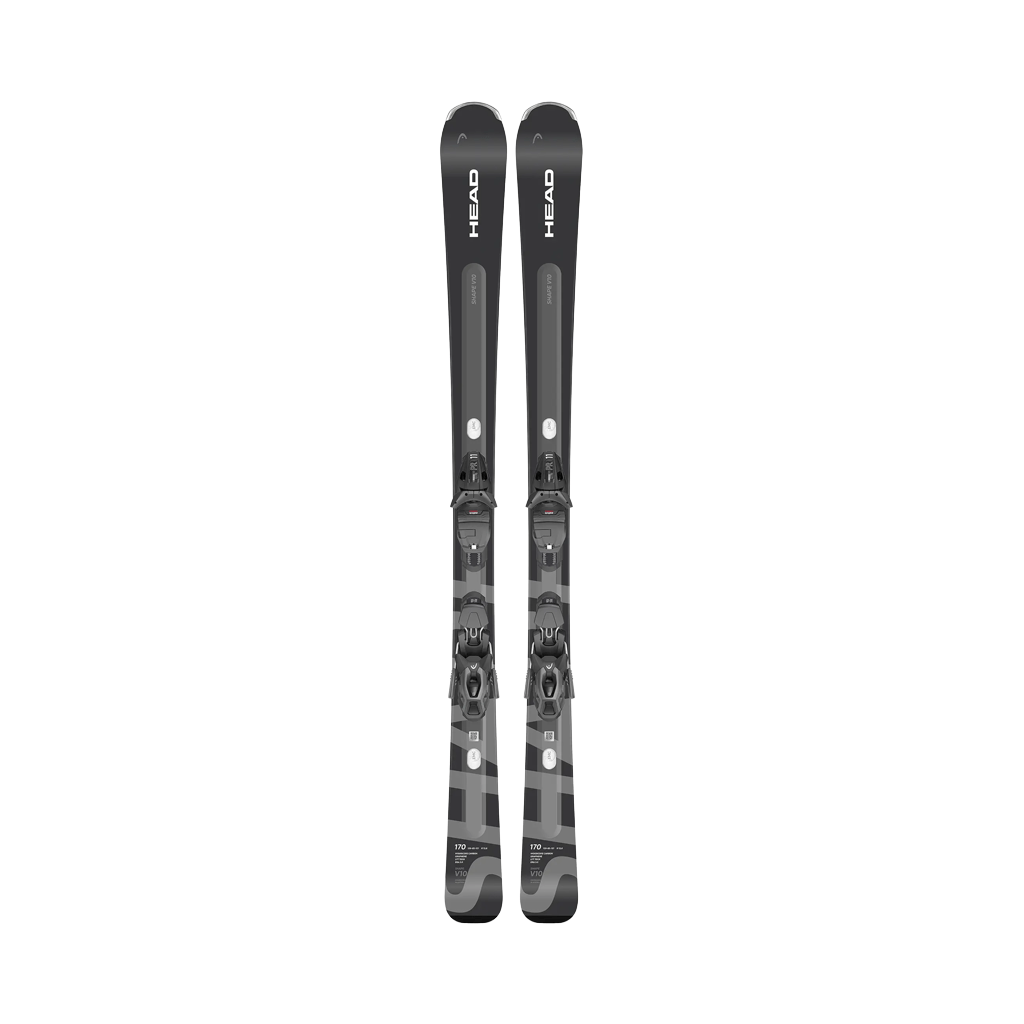 Skis Head Shape e - V10 + PR 11 GW - Anthracite - Genetik Sport