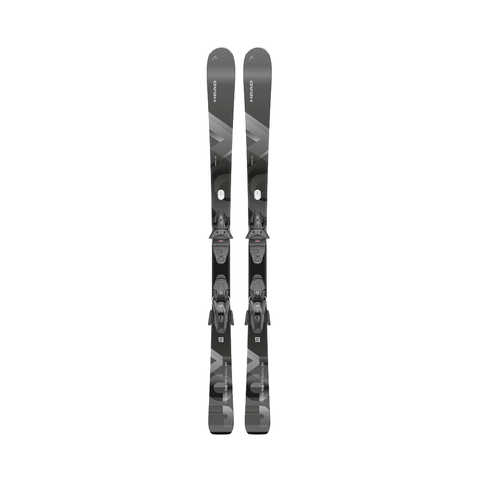 Women's Skis Head e.Real Joy + JOY 9 GW SLR - Black - Genetik Sport