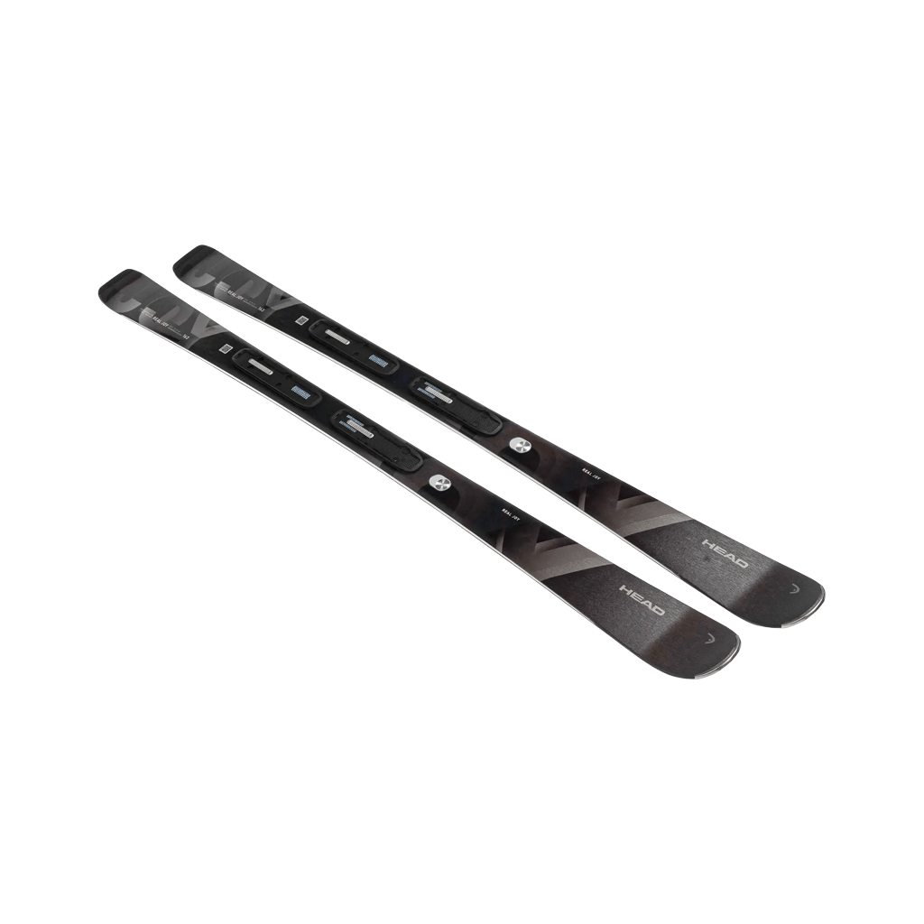 Women's Skis Head e.Real Joy + JOY 9 GW SLR - Black - Genetik Sport