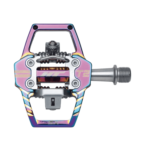 Pedals HT Mountain T2 Clipless - Oil Slick - Genetik Sport