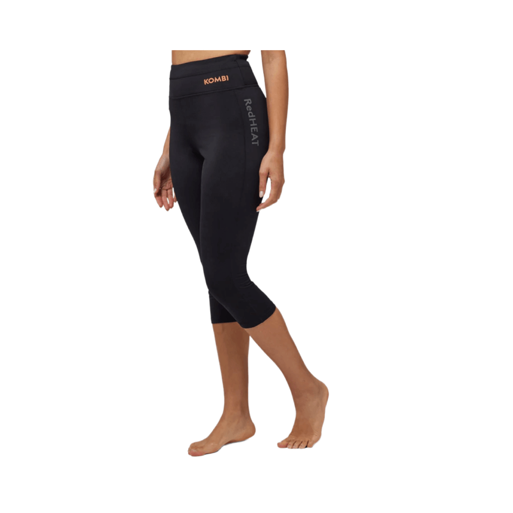 Baselayer Bottom Kombi Womens Redheat Extreme 3/4 - Black - Genetik Sport