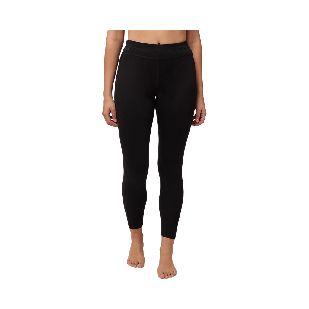 Baselayer Kombi Womens Merinomix Pro Long Bottom - Black - Genetik Sport