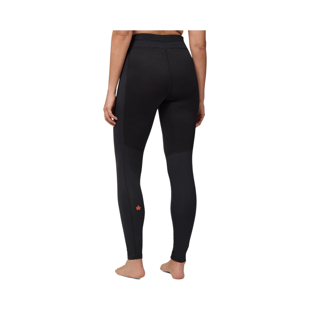 Baselayer Kombi Womens Redheat Pro Grid Long Bottom - Black - Genetik Sport