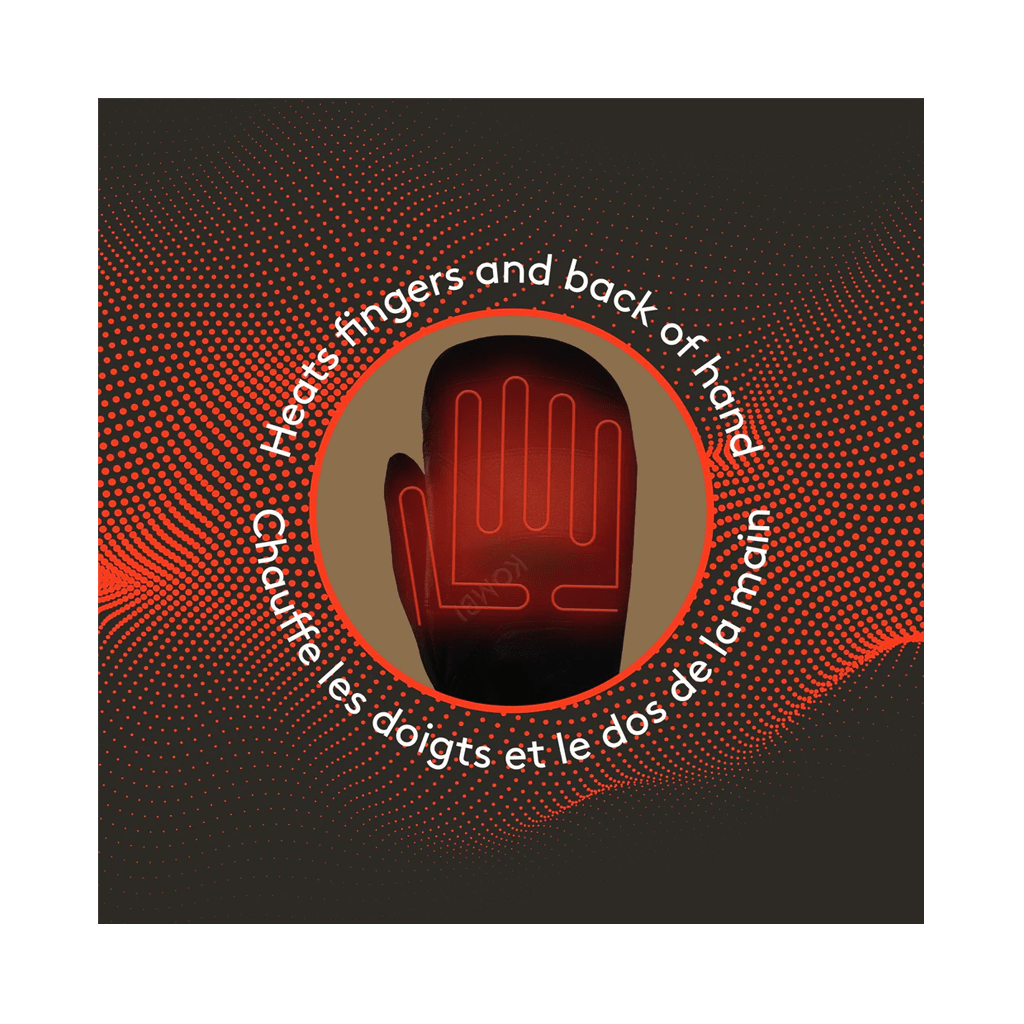 Heated Mitts Kombi Warm It Up - Black - Genetik Sport