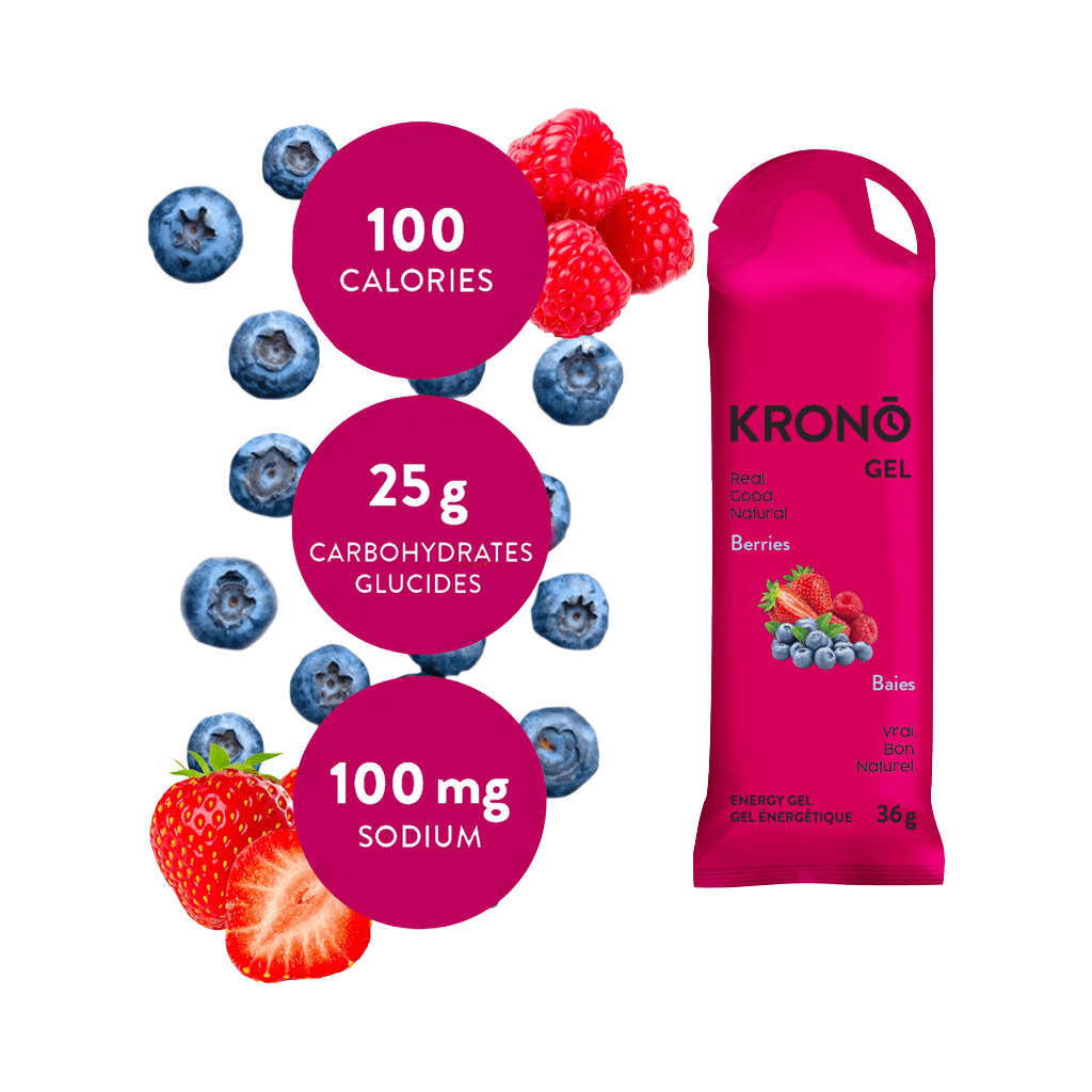 Energy Gels KRONO Wildberries 36g - Genetik Sport