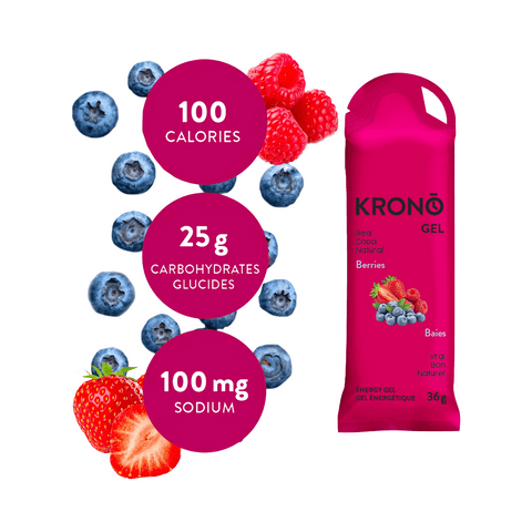 Energy Gels KRONO Wildberries 36g - Genetik Sport