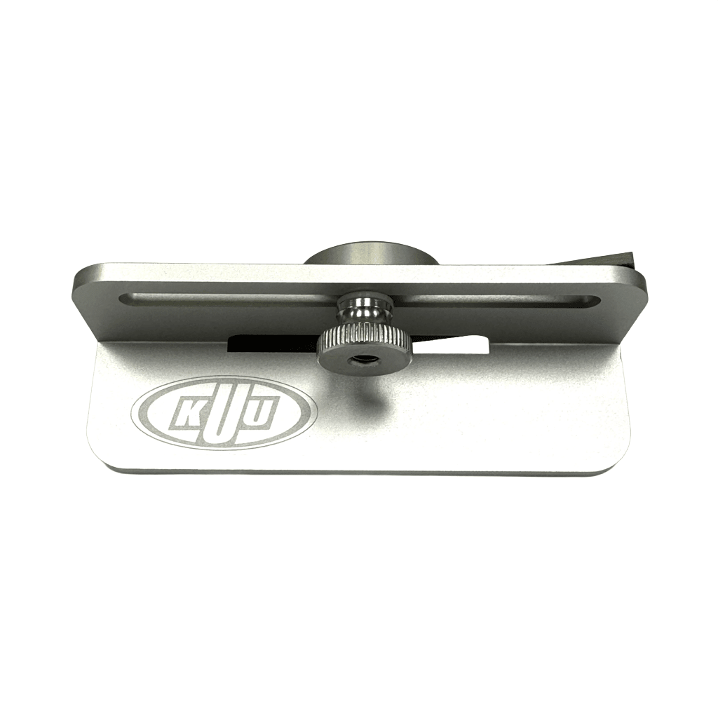 Bevel Guide Kuu 87° Stainless Steel Plate W/ Integrated Clamp - Genetik Sport