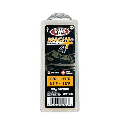 Wax Kuu Mach 4+ WC Warm Yellow 60g - Genetik Sport