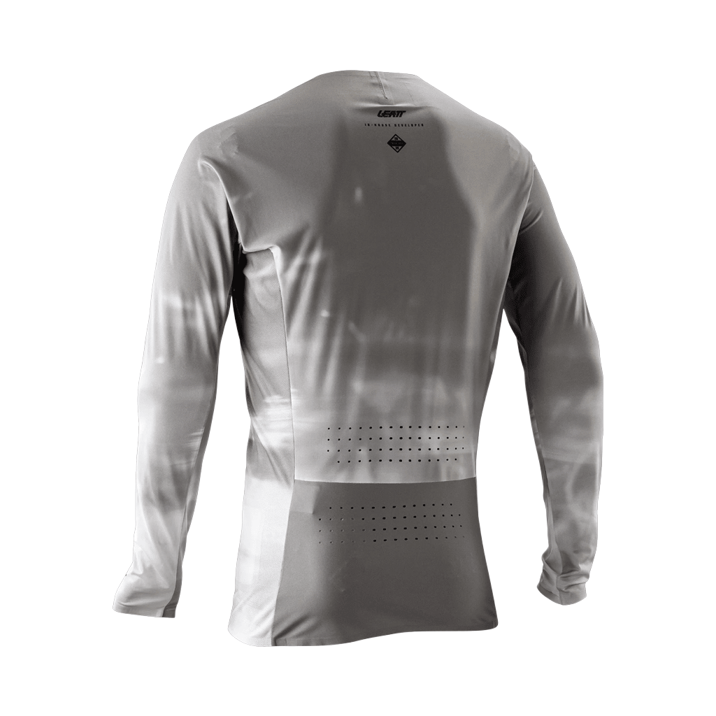 Jersey Leatt Mens MTB Gravity 5.0 LS - Granite/Gray - Genetik Sport